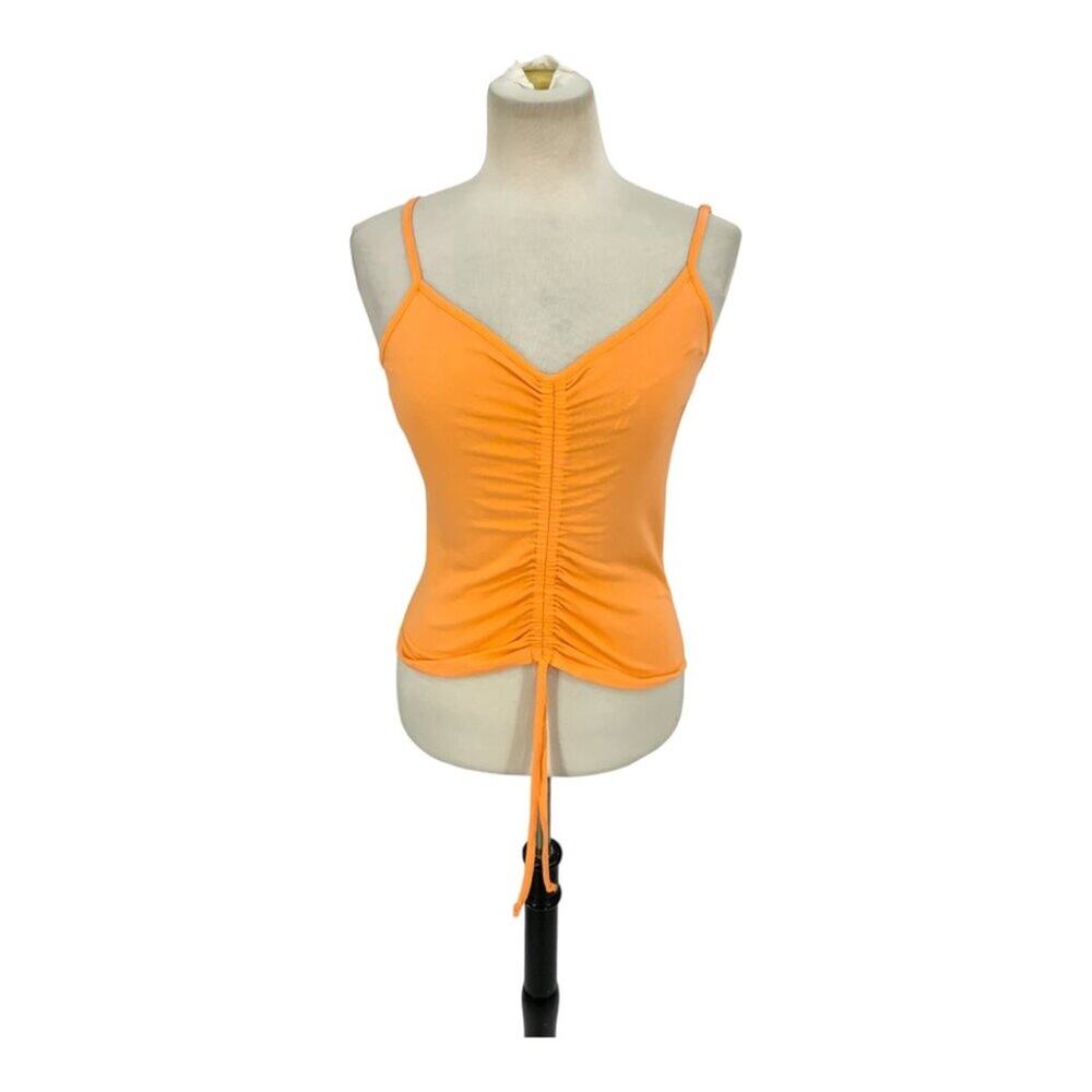 Freshman 1996 Orange Front Cinch Tank Top Size Medium NWOT